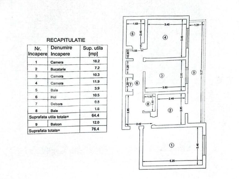 Apartament de vânzare 3 camere Dancu - 181561AV | BLITZ Iași | Poza1