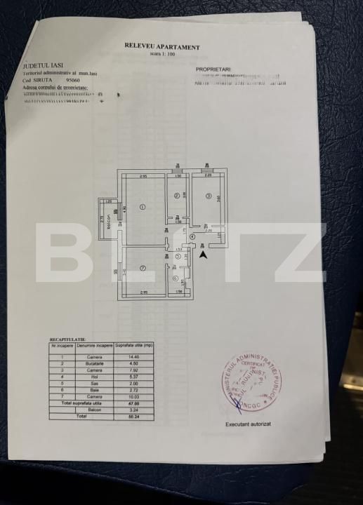 Apartament de vânzare 3 camere Pacurari - 181738AV | BLITZ Iași | Poza2