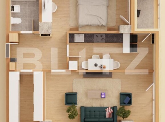 Apartament de vânzare 2 camere Copou - 182784AV | BLITZ Iași | Poza1