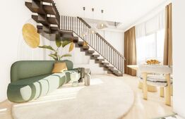  PENTHOUSE DUPLEX– 2 NIVELE + MANSARDĂ LA ROSU  REDIU GRADINITA KIKI