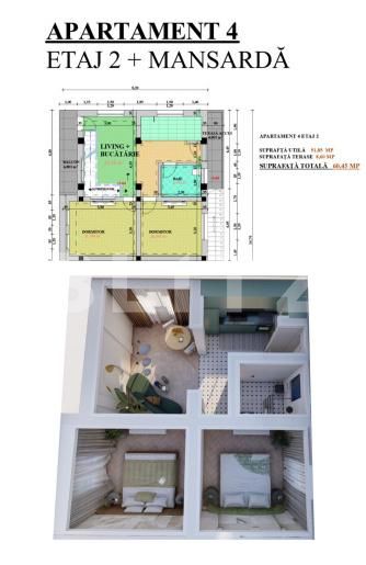 Apartament de vânzare 3 camere Rediu - 183086AV | BLITZ Iași | Poza12
