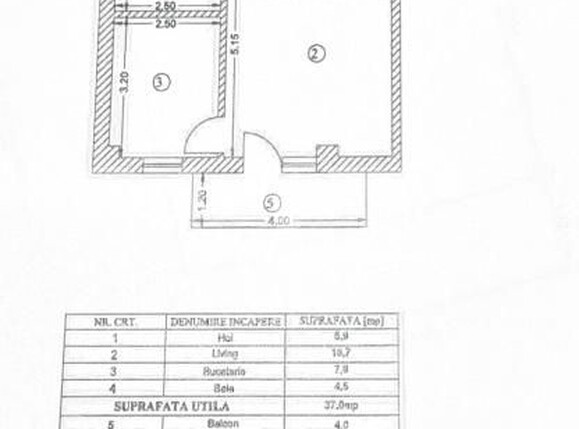 Garsonieră de vânzare Galata - 183407AV | BLITZ Iași | Poza6