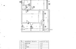 Apartament de 2 camere, 52.29 mp, zona Piata Nicolina 