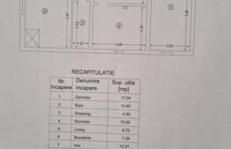Apartament 3 camere, 80 mp, zona Visani