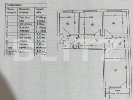 Apartament de vânzare 3 camere Alexandru cel Bun - 184680AV | BLITZ Iași | Poza5