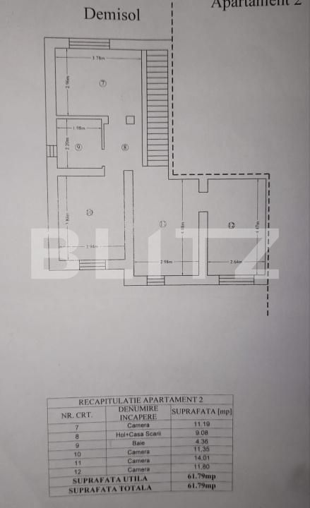 Apartament de vânzare 4+ camere Visani - 184684AV | BLITZ Iași | Poza24