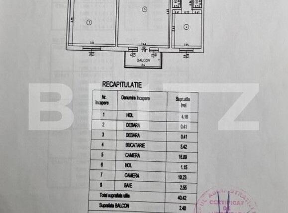 Apartament de vânzare 2 camere Zimbru - 185081AV | BLITZ Iași | Poza12