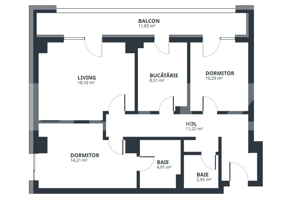 Apartament de vânzare 3 camere Aeroport - 185198AV | BLITZ Iași | Poza2