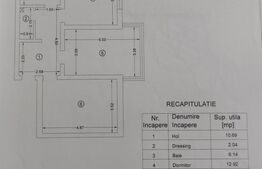 Apartament 2 camere, 64.79 mp, str. Vișan