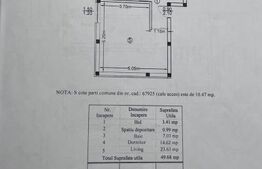 Apartament 2 camere 50 mp Rediu loc de parcare inclus