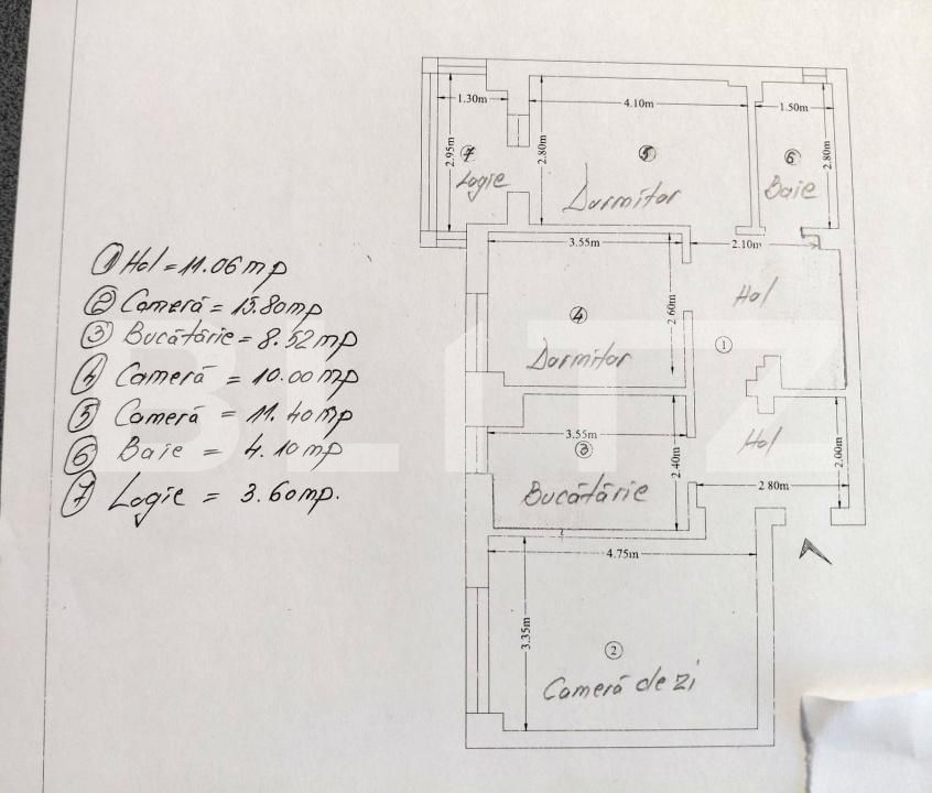 Apartament de vânzare 3 camere Pacurari - 186086AV | BLITZ Iași | Poza1