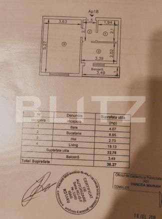 Garsonieră de vânzare Valea Adanca - 186652AV | BLITZ Iași | Poza8