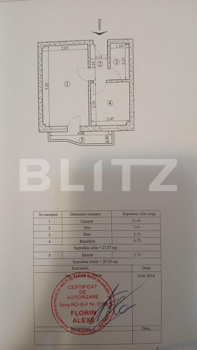 Garsonieră de vânzare Galata - 186665AV | BLITZ Iași | Poza12