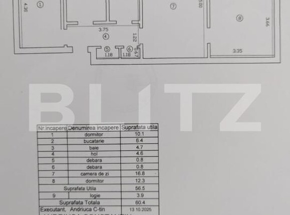 Apartament de vânzare 3 camere Podu Ros - 187247AV | BLITZ Iași | Poza13