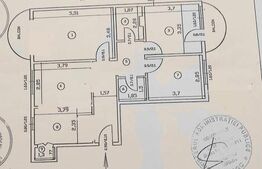 Apartament 4 camere, 90 mp, zona Rond Pacurari 