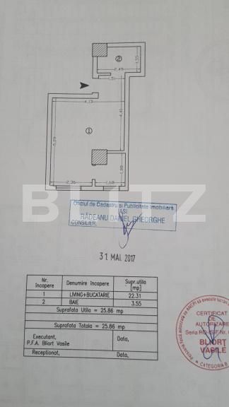 Garsonieră de vânzare Central - 187726AV | BLITZ Iași | Poza6