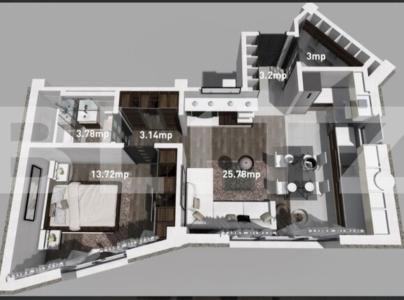 Apartament de vânzare 2 camere Bucium - 187844AV | BLITZ Iași | Poza10