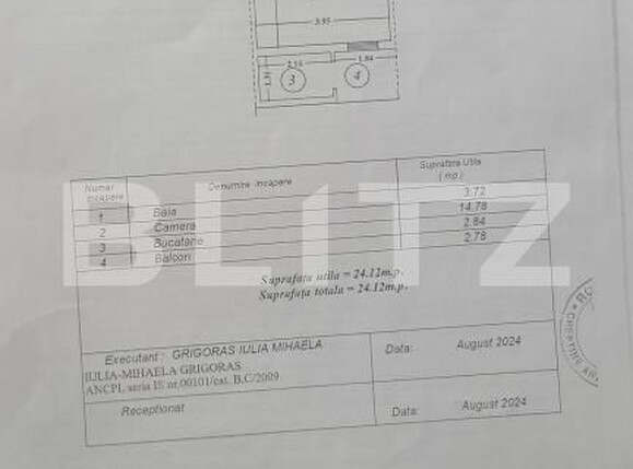 Garsonieră de vânzare Ciurea - 188073AV | BLITZ Iași | Poza7