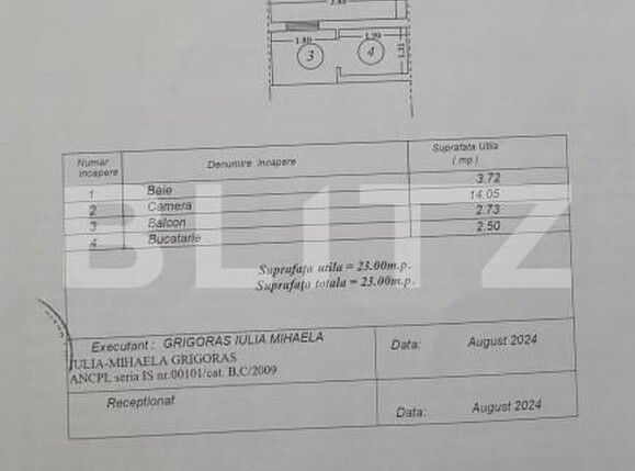 Garsonieră de vânzare Ciurea - 188094AV | BLITZ Iași | Poza13