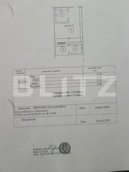 Garsonieră de vânzare Ciurea - 188094AV | BLITZ Iași | Poza13