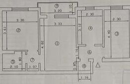 Apartament 3 camere, 54 mp, zona Tatarasi