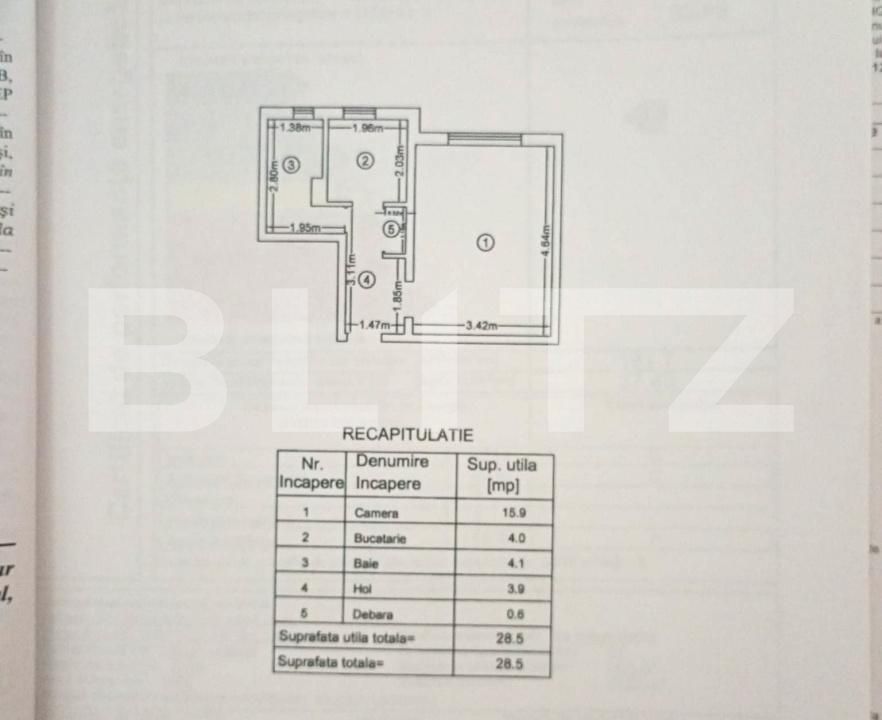 Garsonieră de vânzare Cug - 190210AV | BLITZ Iași | Poza7