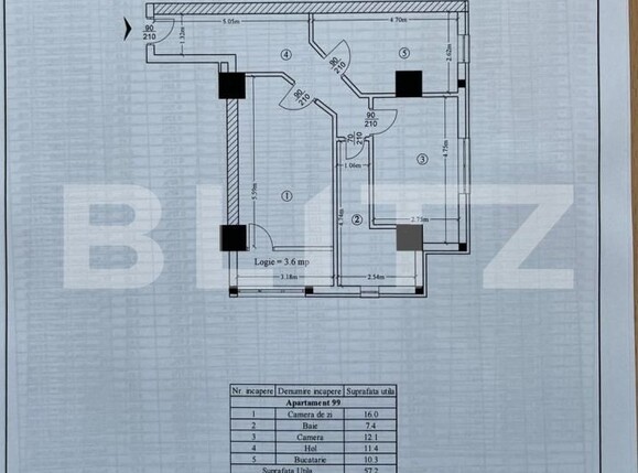 Apartament de vânzare 2 camere Lunca Cetatuii - 190390AV | BLITZ Iași | Poza21