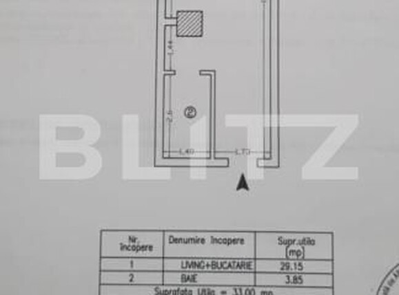 Garsonieră de vânzare Central - 190727AV | BLITZ Iași | Poza4
