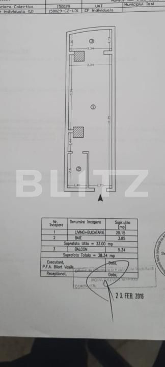 Garsonieră de vânzare Central - 190727AV | BLITZ Iași | Poza4