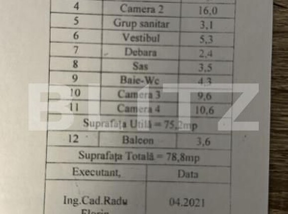 Apartament de vânzare 4 camere Galata - 191067AV | BLITZ Iași | Poza8