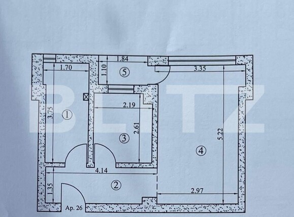 Garsonieră de închiriat Visani - 191230AI | BLITZ Iași | Poza8
