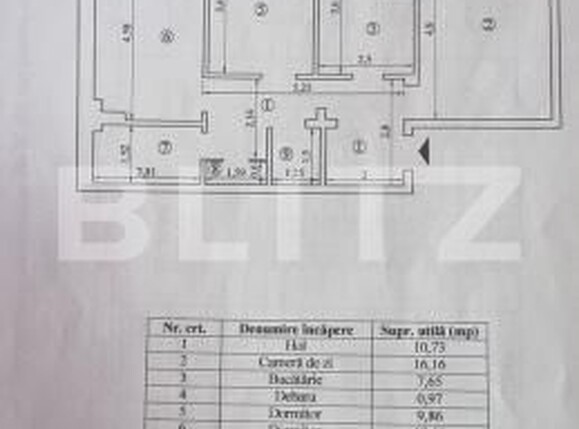 Apartament de vânzare 3 camere Dancu - 191276AV | BLITZ Iași | Poza24