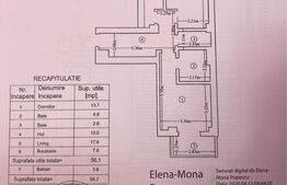  Apartament 2 camere, 59 mp, River's Towers