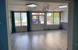 Spatiu comercial, 100 mp cladire, 200 mp curte/parcare, zona Frumoasa