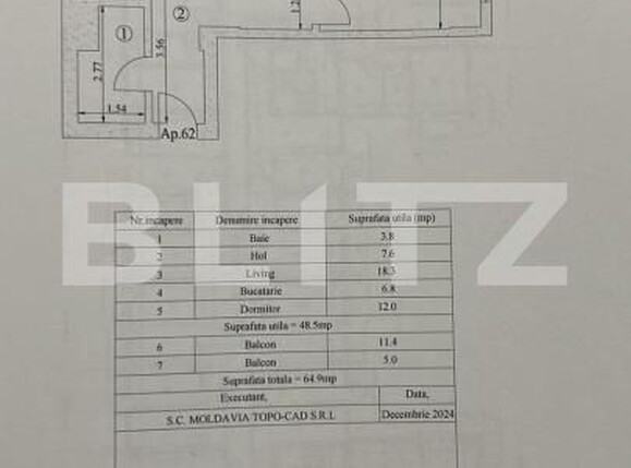 Apartament de vânzare 2 camere Copou - 194902AV | BLITZ Iași | Poza8