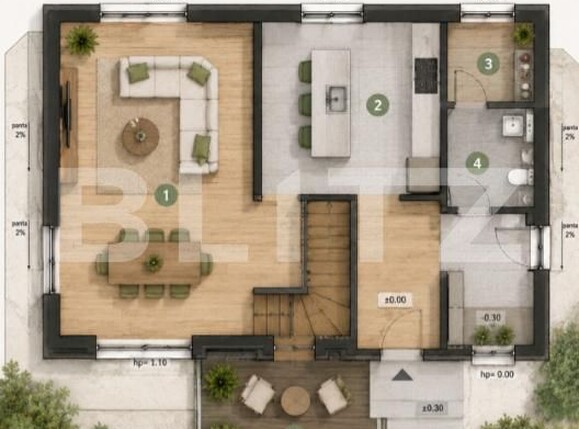 Casa de vânzare 4 camere Exterior Vest - 195681CV | BLITZ Iași | Poza9