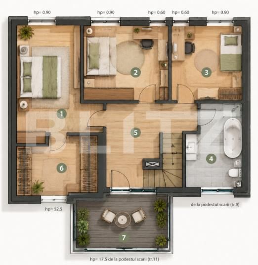 Casa de vânzare 4 camere Exterior Vest - 195681CV | BLITZ Iași | Poza10
