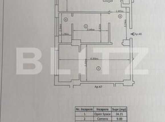 Apartament de vânzare 3 camere Rediu - 196006AV | BLITZ Iași | Poza2