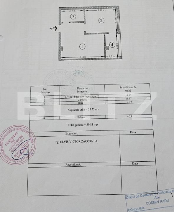 Apartament de vânzare 2 camere Moara de Vant - 196249AV | BLITZ Iași | Poza8