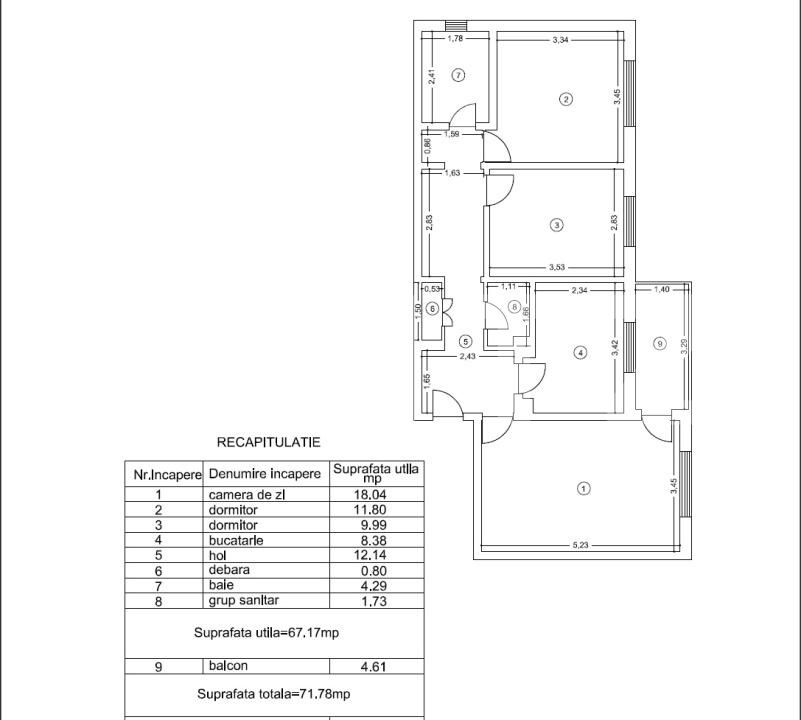 Apartament de vânzare 3 camere Frumoasa - 196965AV | BLITZ Iași | Poza7