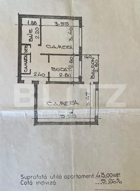 Apartament de vânzare 2 camere Alexandru cel Bun - 197037AV | BLITZ Iași | Poza9
