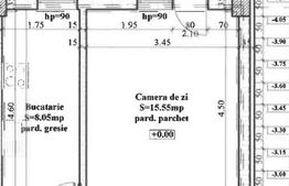 Apartament 38.45 mp - Hlincea - Poitiers