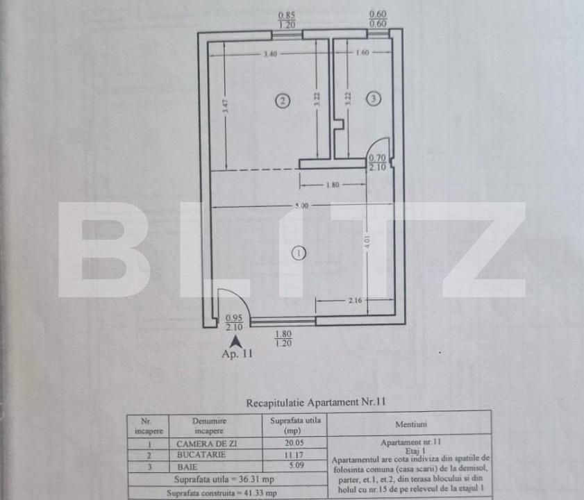Garsonieră de vânzare Visani - 198028AV | BLITZ Iași | Poza8