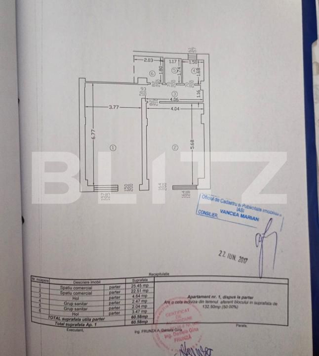 Spațiu comercial de vânzare Strugurilor - 198144SVC | BLITZ Iași | Poza2