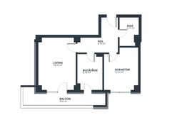 Apartament 2 camere, 52.3 mp, zona Tatarasi