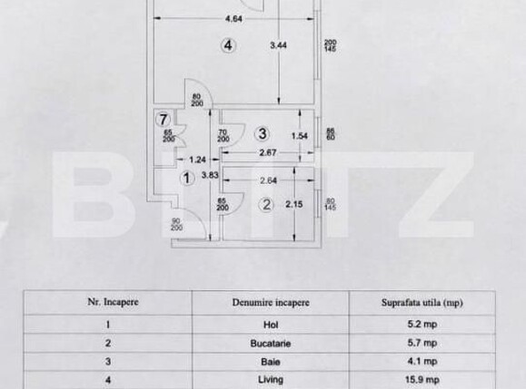 Apartament de vânzare 2 camere Tudor Vladimirescu - 198260AV | BLITZ Iași | Poza8