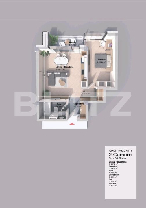 Apartament de vânzare 2 camere Nord-Vest - 198490AV | BLITZ Iași | Poza9