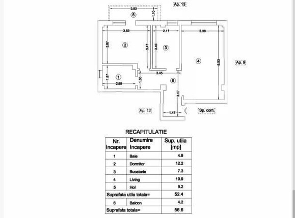 Apartament de vânzare 2 camere Visani - 198499AV | BLITZ Iași | Poza10