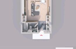 Apartament 1 camera, 42.64 mp, zona Pacurari - Rediu 