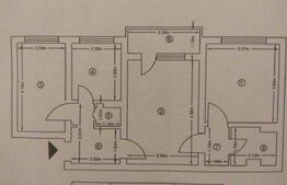 Apartament 3 camere, 58 mp, renovat complet - zona Tatarasi